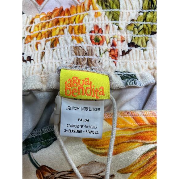 Agua Bendita 'Cooper' White Crepe Skirt Size S - NWT - Picture 4 of 4